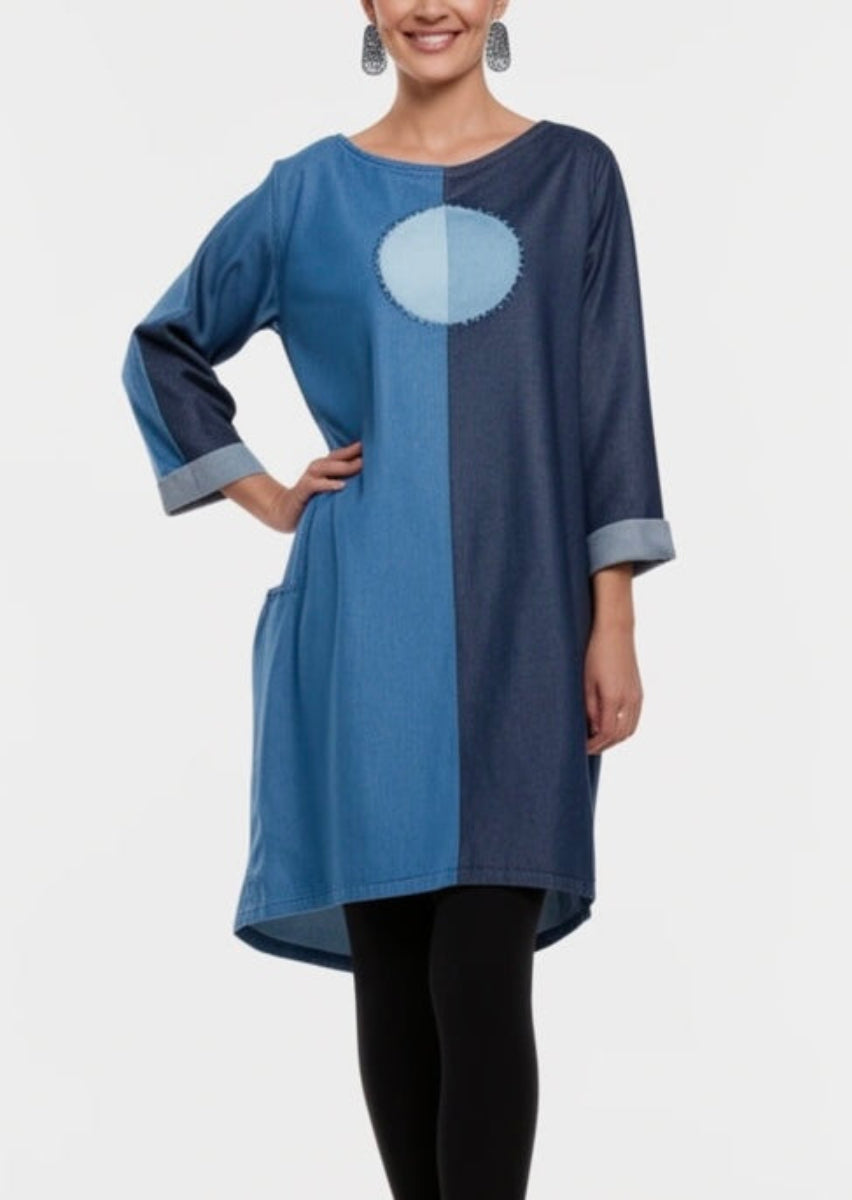 grey dress pants blue jacket Convertible Bubble Maxi Dress in Limited Edition Prints main image 0
