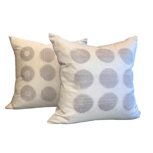 Silver discount throw pillows