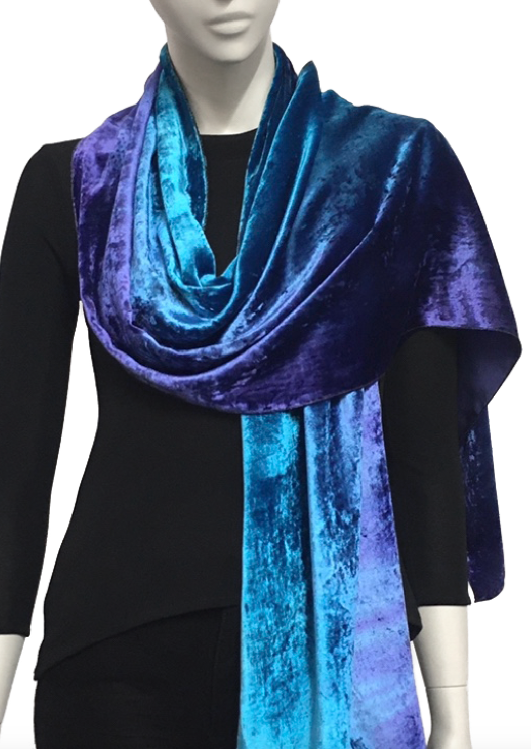 Velvet scarf online