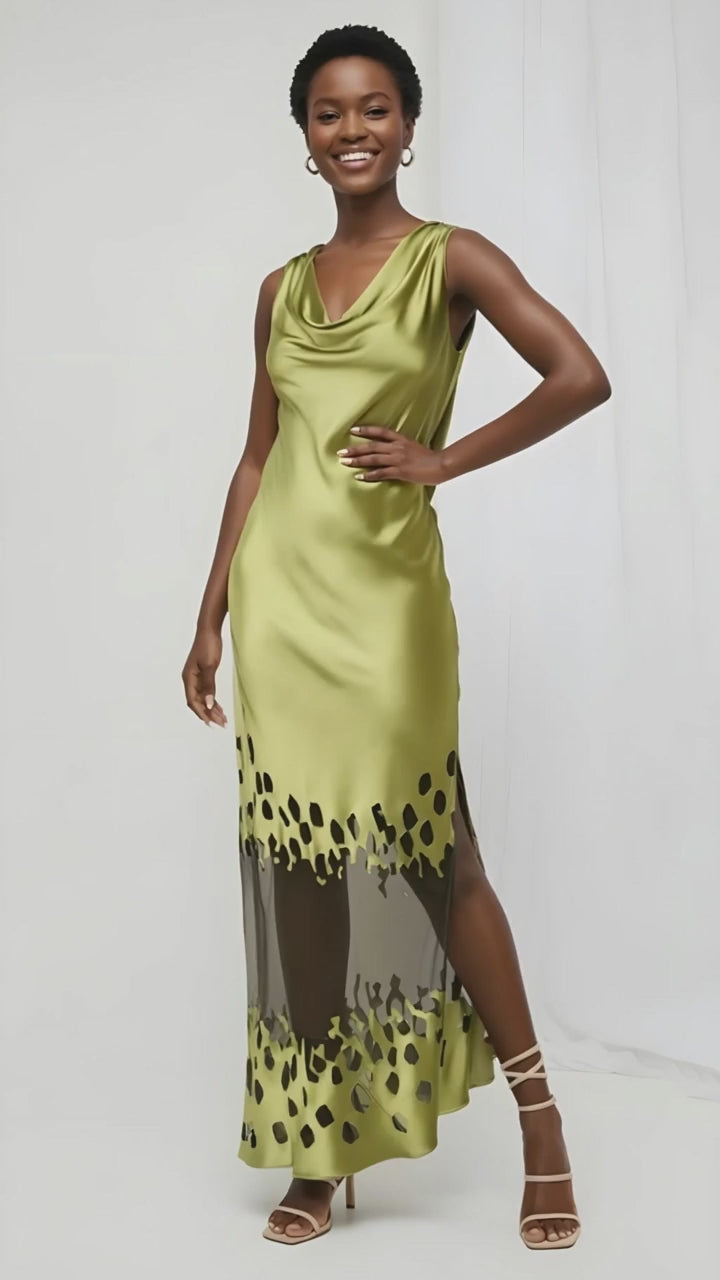 Peridot Devore Gown – Steve Sells Studio
