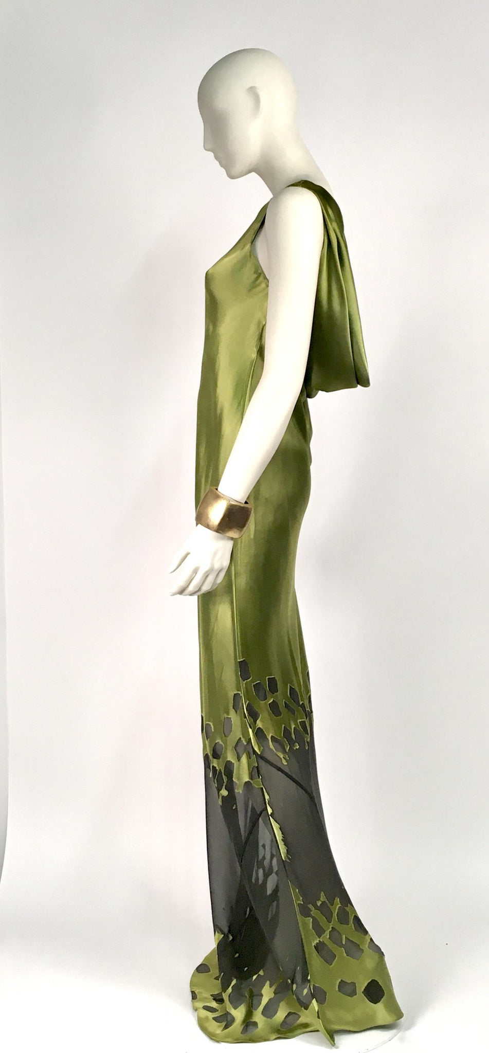 Peridot Devore Gown – Steve Sells Studio Peridot Devore Gown – Steve Sells Studio