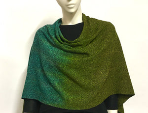 Boucle Poncho in Tourmaline
