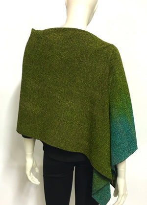 Boucle Poncho in Tourmaline