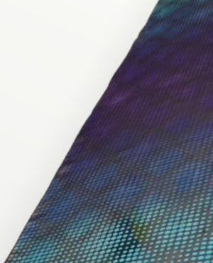 Satin Dot Scarf in Ocean