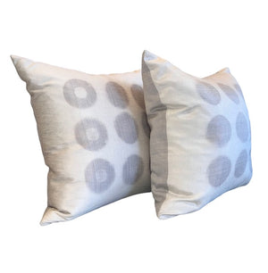 Silver 9 Dot Pillow - Pair