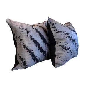 Taupe Shibori Pillow - Pair